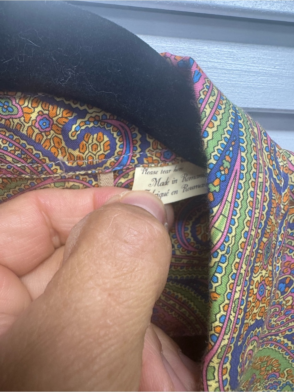 Levi's Paisley Button-Down Shirt — Green, Gold, Pink, Blue, Purple - Picture 10 of 13